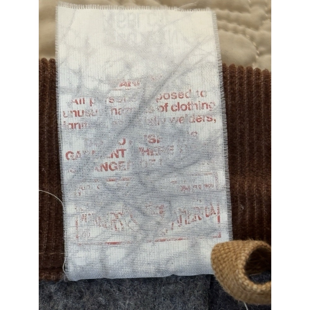 VTG Carhartt Chore Coat Blanket Lined Duck Canvas Jacket Brown 44 Gorpcore 6BLCT - Picture 6 of 8